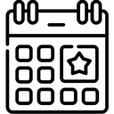 Calendar icon with a starred event date marking upcoming startup events at Boyd Innovation Center Columbia SC